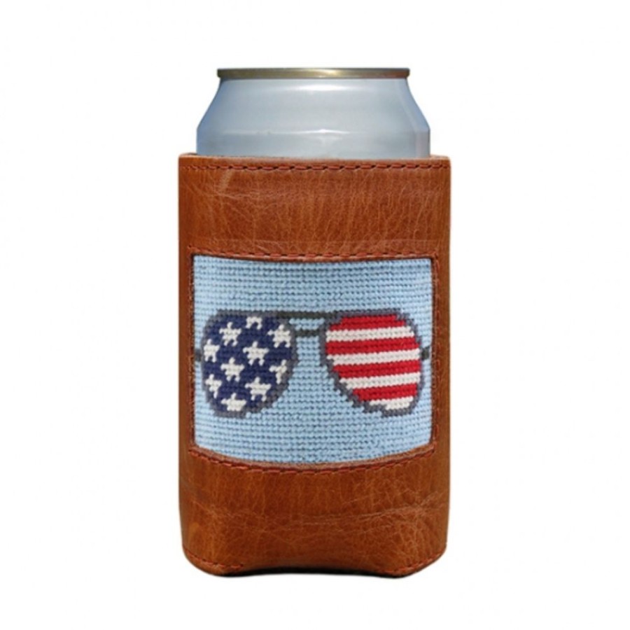 Gifts Smathers u0026 Branson | Smathers & Branson American Aviators Needlepoint Can Cooler