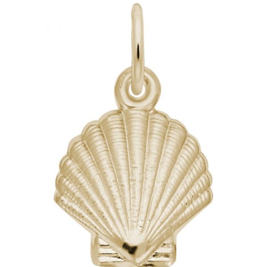 Jewelry Rembrandt | 14K Yellow Gold Sea Shell Charm