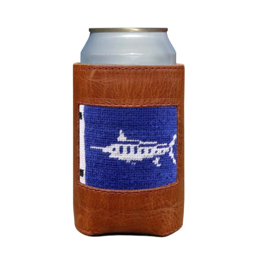 Gifts Smathers u0026 Branson | Smathers & Branson Marlin Sportfishing Flag Needlepoint Can Cooler