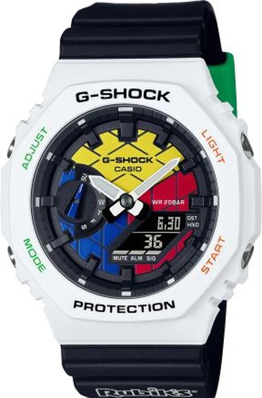 Timepieces G-SHOCK | G-Shock Limited Edition Rubik'S Cube Gae2100Rc-1A