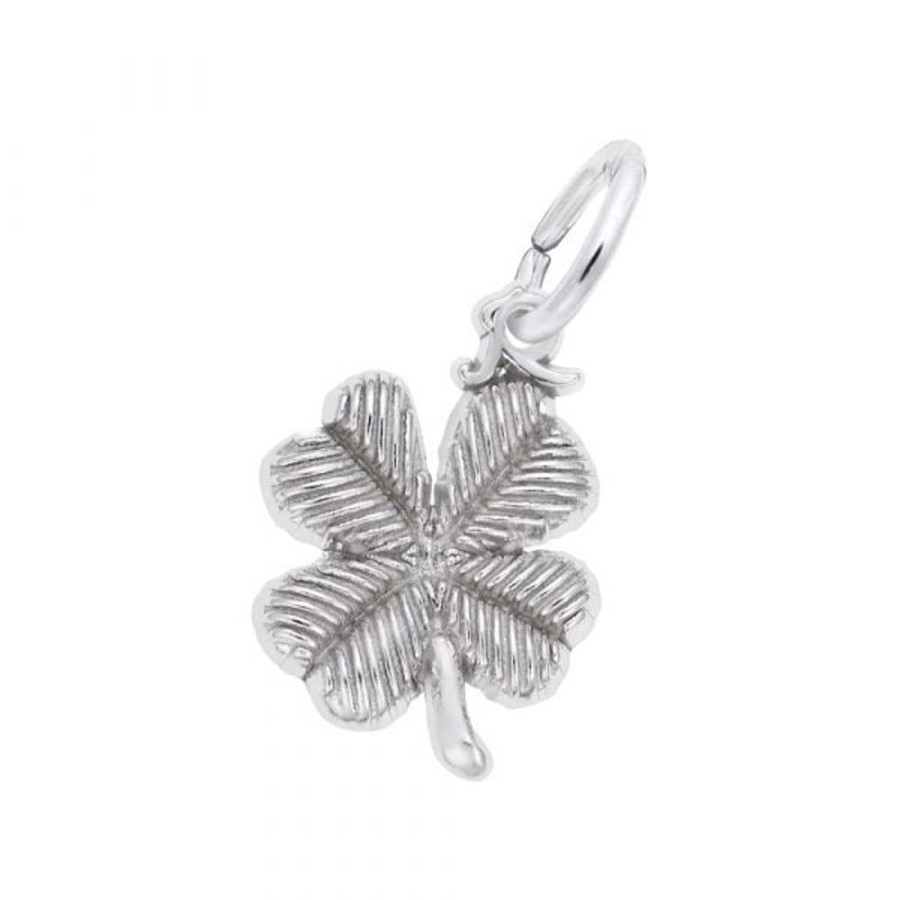 Jewelry Rembrandt | Sterling Silver Four Leaf Clover Charm