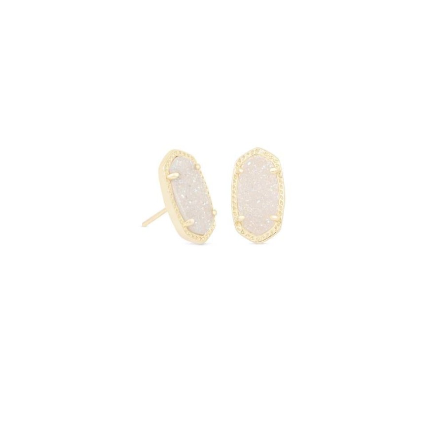 Jewelry Kendra Scott | Kendra Scott Ellie Stud Earrings In Iridescent Drusy