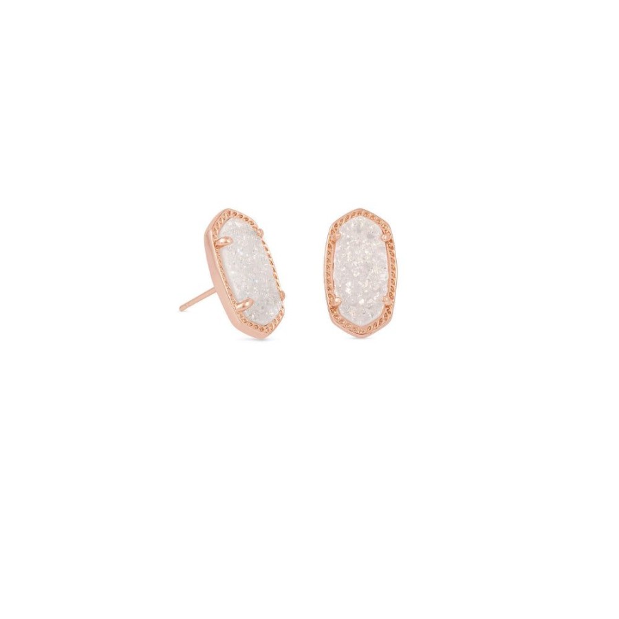 Jewelry Kendra Scott | Kendra Scott Ellie Stud Earrings In Iridescent Drusy