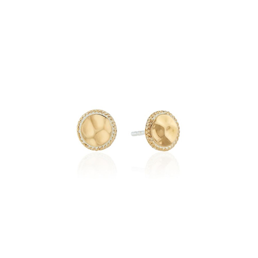 Jewelry Anna Beck | Anna Beck Hammered Stud Earrings