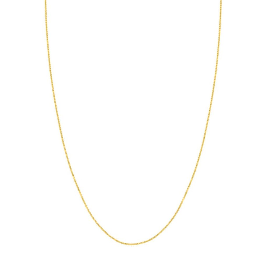 Jewelry Smyth Jewelers | 14K Gold Adjustable Length Wheat Chain