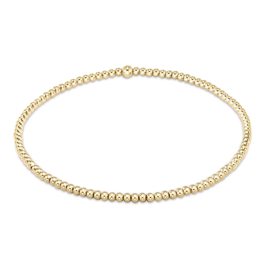 Jewelry enewton | Enewton Extends Classic Gold 2-8Mm Bead Bracelet