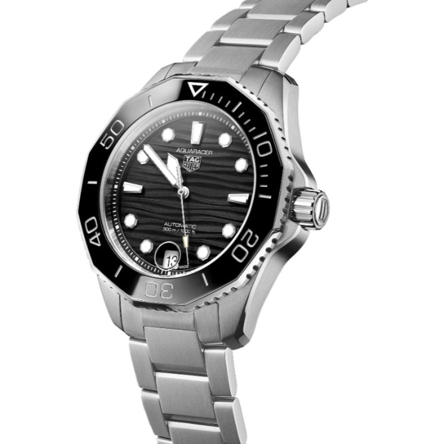 Timepieces TAG Heuer | Tag Heuer Gents Aquaracer Professional 300 36Mm Automatic - Black/Stee