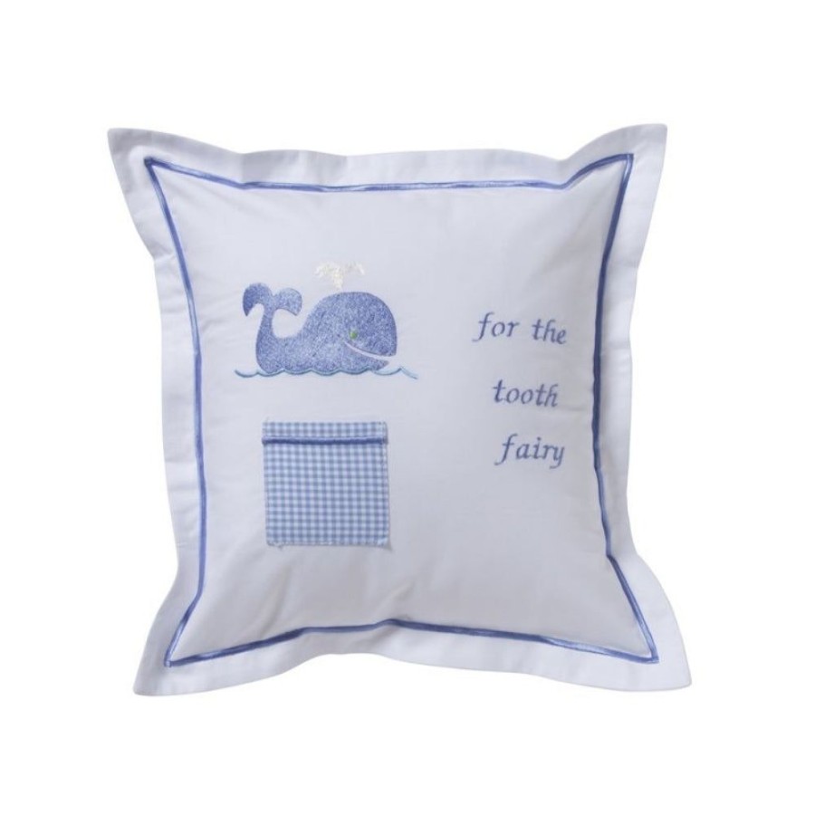 Gifts Smyth Jewelers | Jacaranda Living Blue Whale Tooth Fairy Pillow