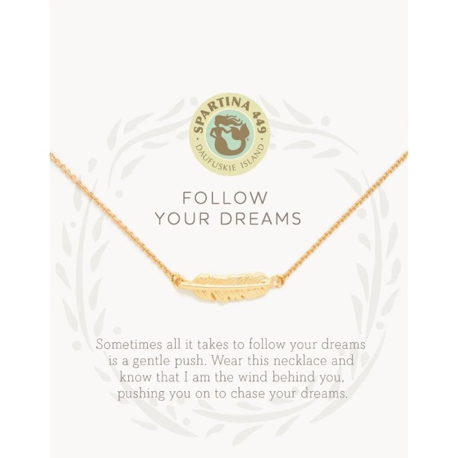 Jewelry Spartina | Spartina Sea La Vie Follow Your Dreams Necklace