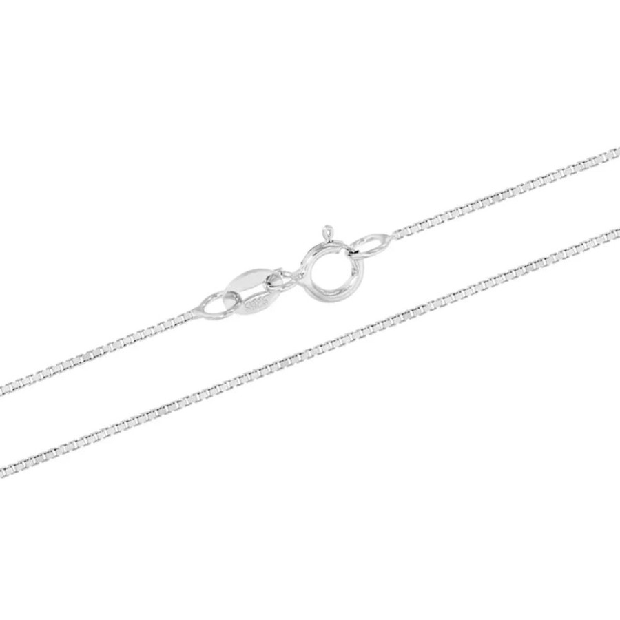 Jewelry Smyth Jewelers | Children'S Sterling Silver Classic 1Mm 12" Box Chain Necklace