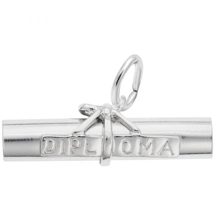 Jewelry Rembrandt | Sterling Silver Diploma Roll Charm