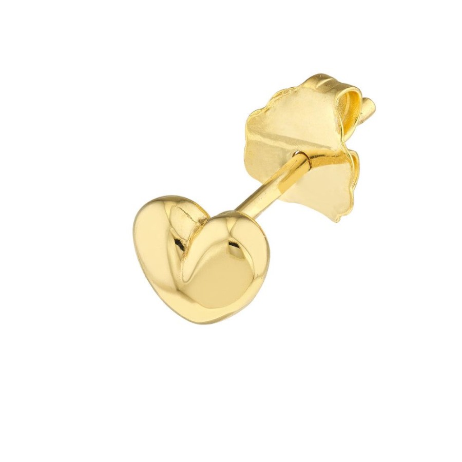 Jewelry Smyth Jewelers | 14K Puffy Heart Stud Earrings