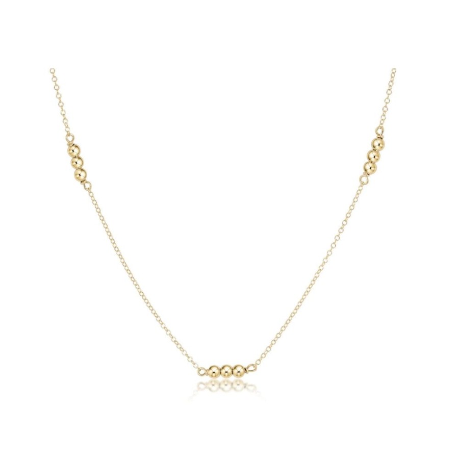 Jewelry enewton | Enewton Joy Simplicity Chain Gold Choker - 3Mm Gold