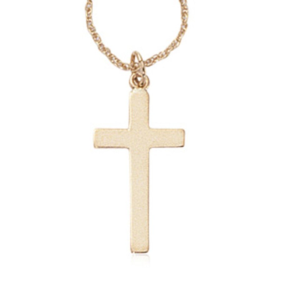 Jewelry Smyth Jewelers | 14K Gold Cross Pendant Necklace 18"