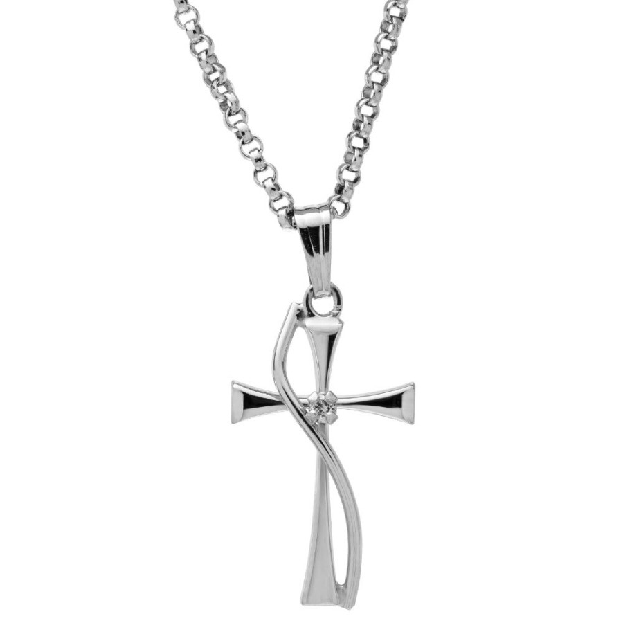 Jewelry Smyth Jewelers | Sterling Silver Cross Pendant Necklace