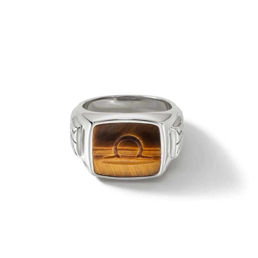 Jewelry John Hardy | John Hardy Id Signet Ring With Tiger Eye