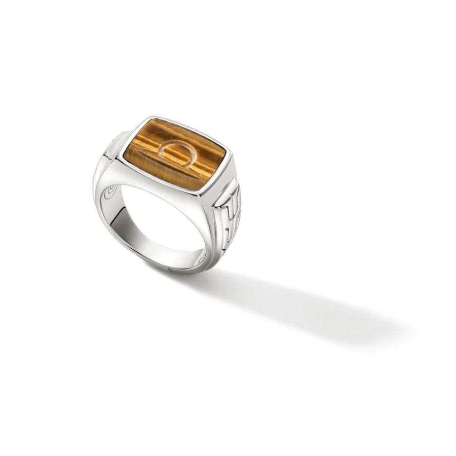 Jewelry John Hardy | John Hardy Id Signet Ring With Tiger Eye