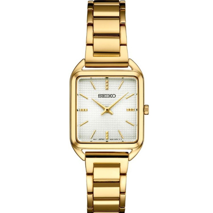 Timepieces Seiko | Seiko Essentials Ladies 26Mm Quartz - Gold Tone