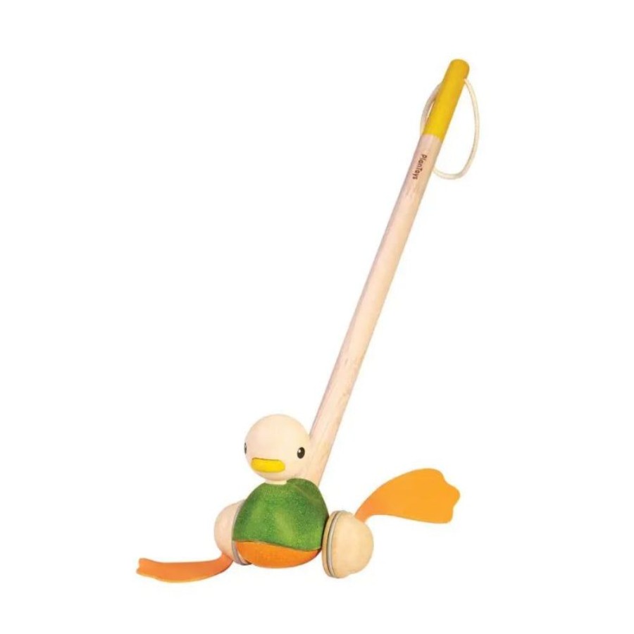 Gifts PlanToys | Plantoys Push-Along Duck