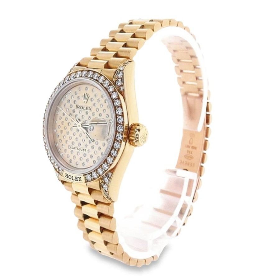 Timepieces Smyth Jewelers | Estate Ladies Rolex Datejust "Pleiade" In 18K Yellow Gold