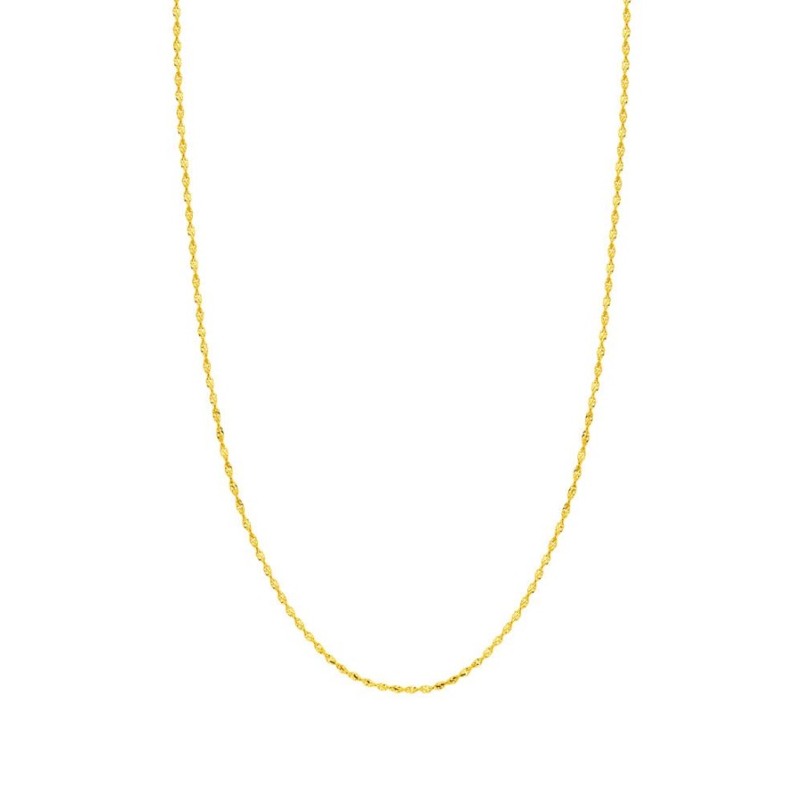 Jewelry Smyth Jewelers | 14K Yellow Gold Diamond Cut Chain 16"