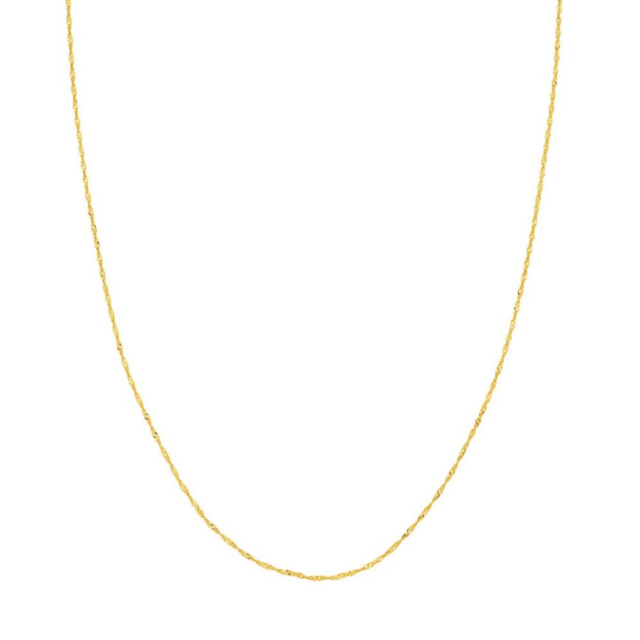 Jewelry Smyth Jewelers | 14K Gold 1.15Mm Singapore Chain