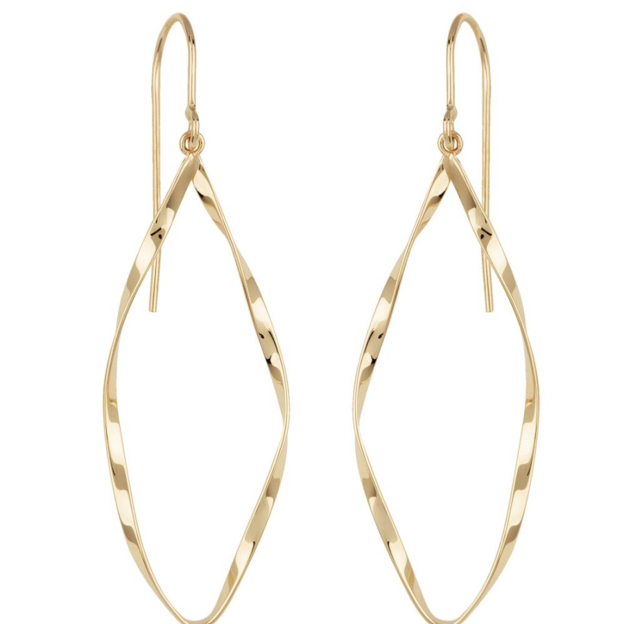 Jewelry Smyth Jewelers | 14K Gold Twist Drop Earrings