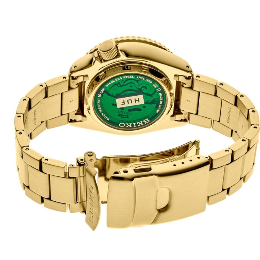 Gifts Seiko | Seiko 5 Sport Automatic Limited Edition Green/ Gold