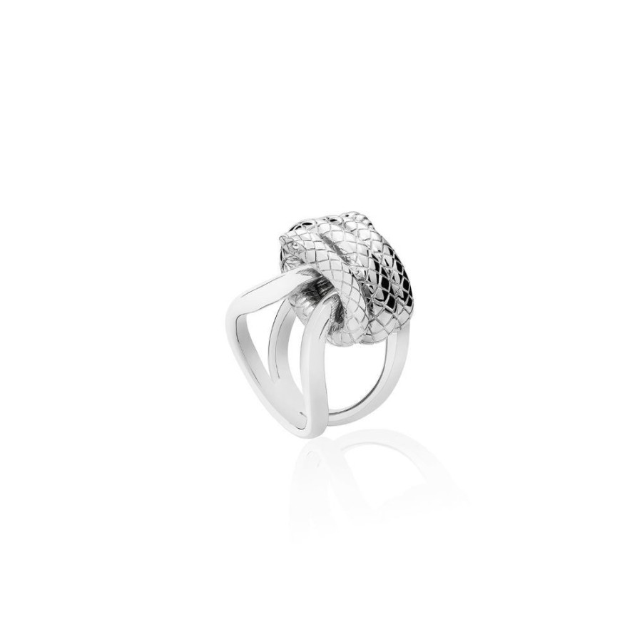 Jewelry Tane | Tane Sterling Silver Snake Knotted Ring - Size 7