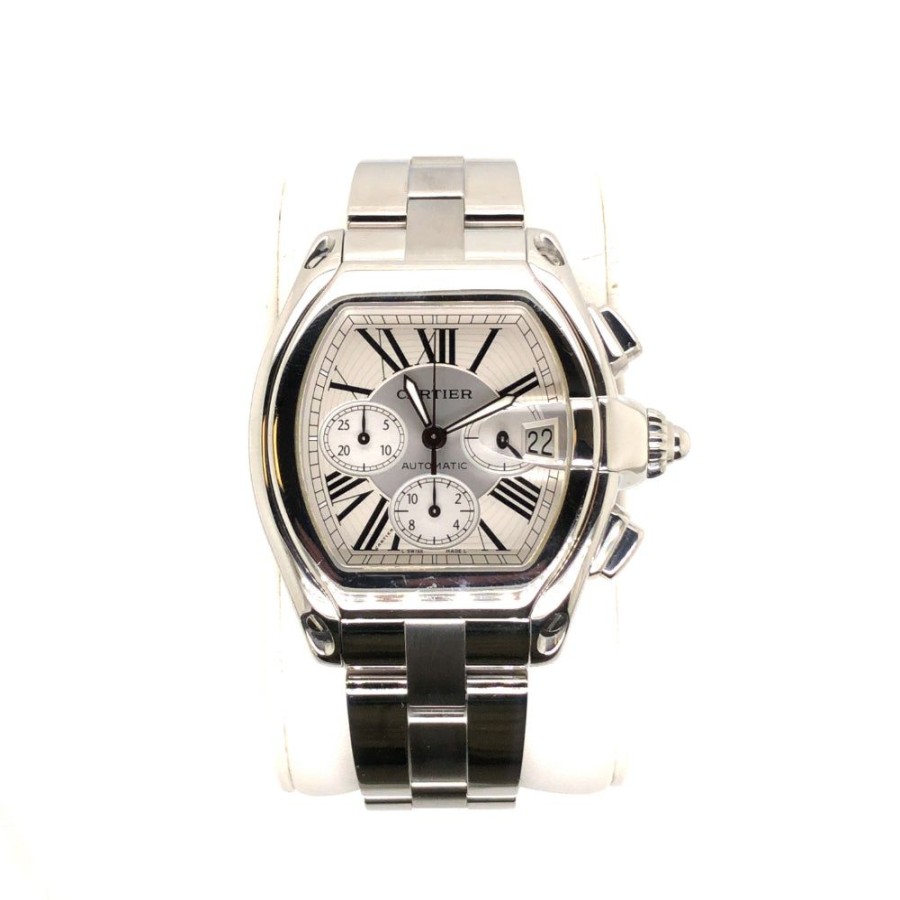 Timepieces Smyth Jewelers | Estate Cartier Stainless Steel Roadster Xl 40Mm Watch