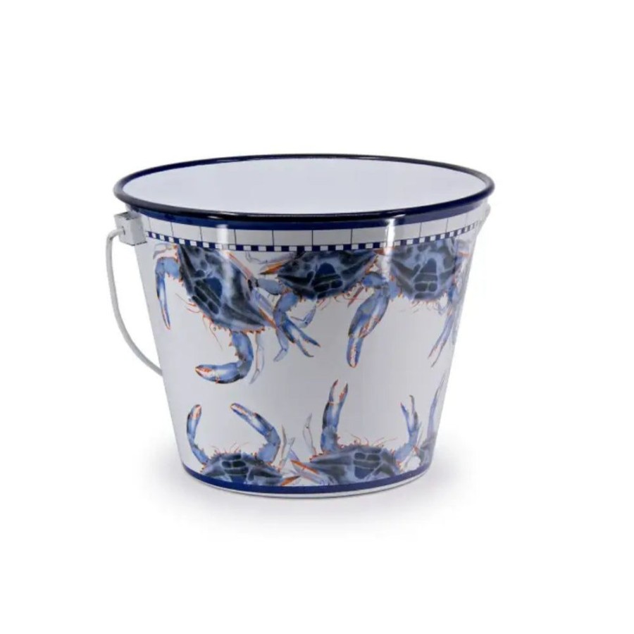 Gifts Golden Rabbit | Golden Rabbit Blue Crab Large Pail