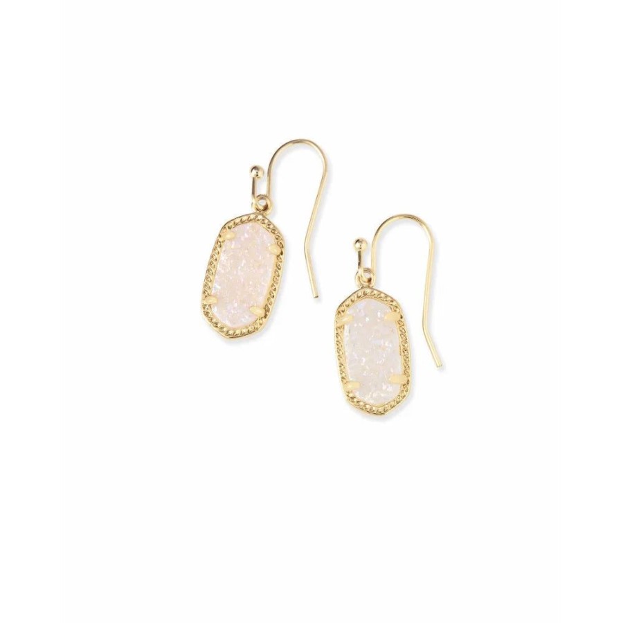 Jewelry Kendra Scott | Kendra Scott Lee Drop Earrings In Iridescent Drusy