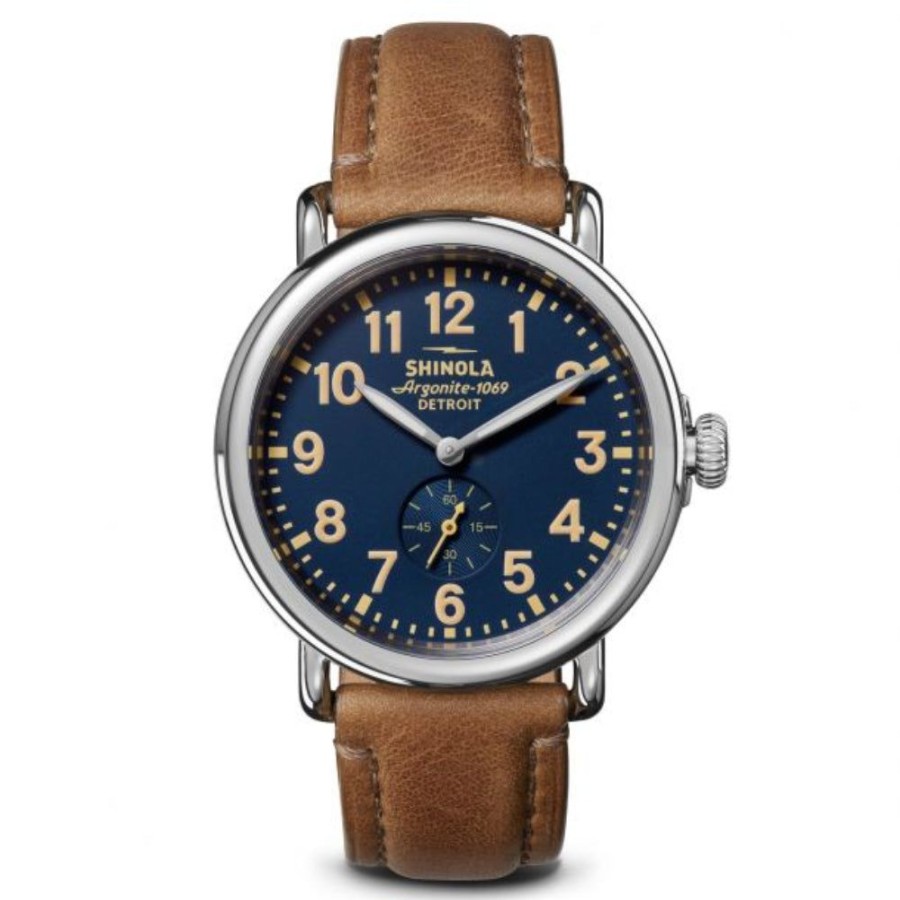 Timepieces Shinola | Shinola Gents 41Mm Runwell-Navy