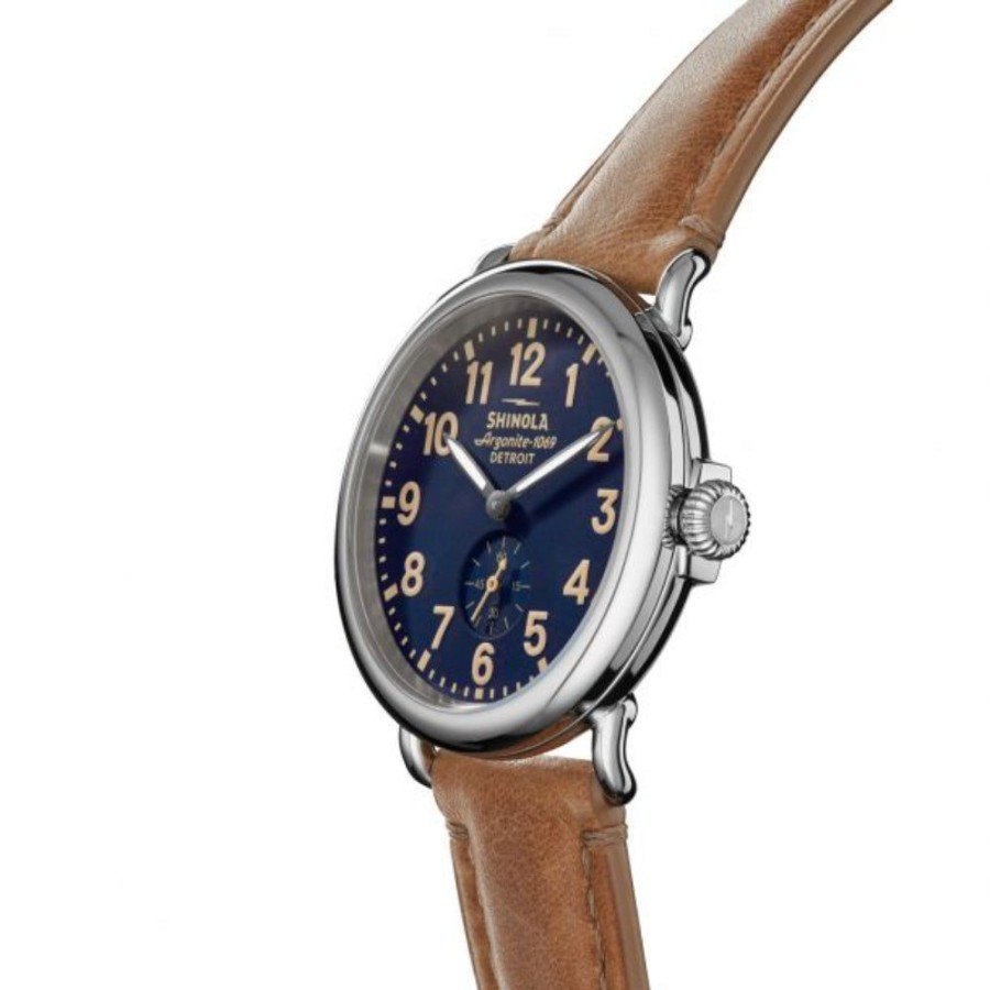 Timepieces Shinola | Shinola Gents 41Mm Runwell-Navy