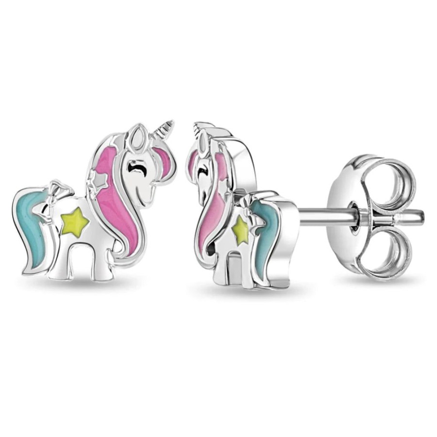 Jewelry Smyth Jewelers | Miss Unicorn Girl Earrings