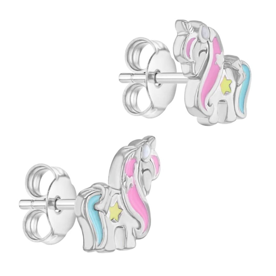 Jewelry Smyth Jewelers | Miss Unicorn Girl Earrings