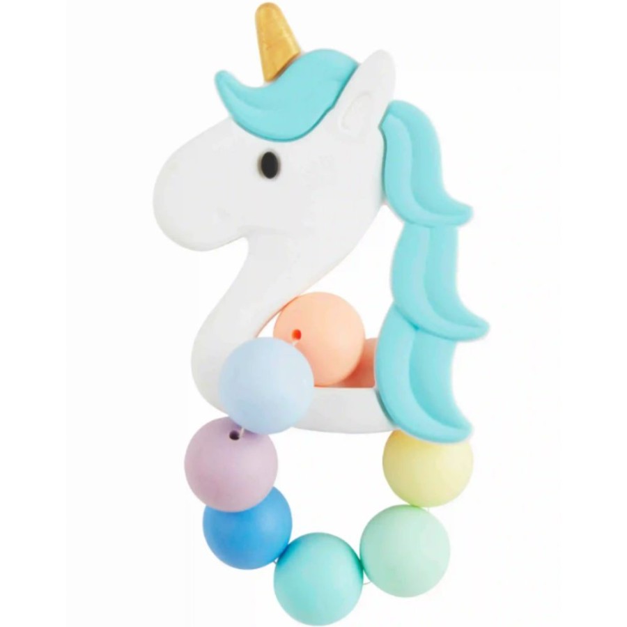 Gifts Mud Pie | Mud Pie Unicorn Silicone Teether