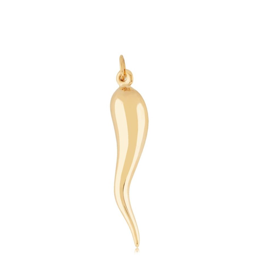 Jewelry Smyth Jewelers | 14K Medium Italian Horn Charm