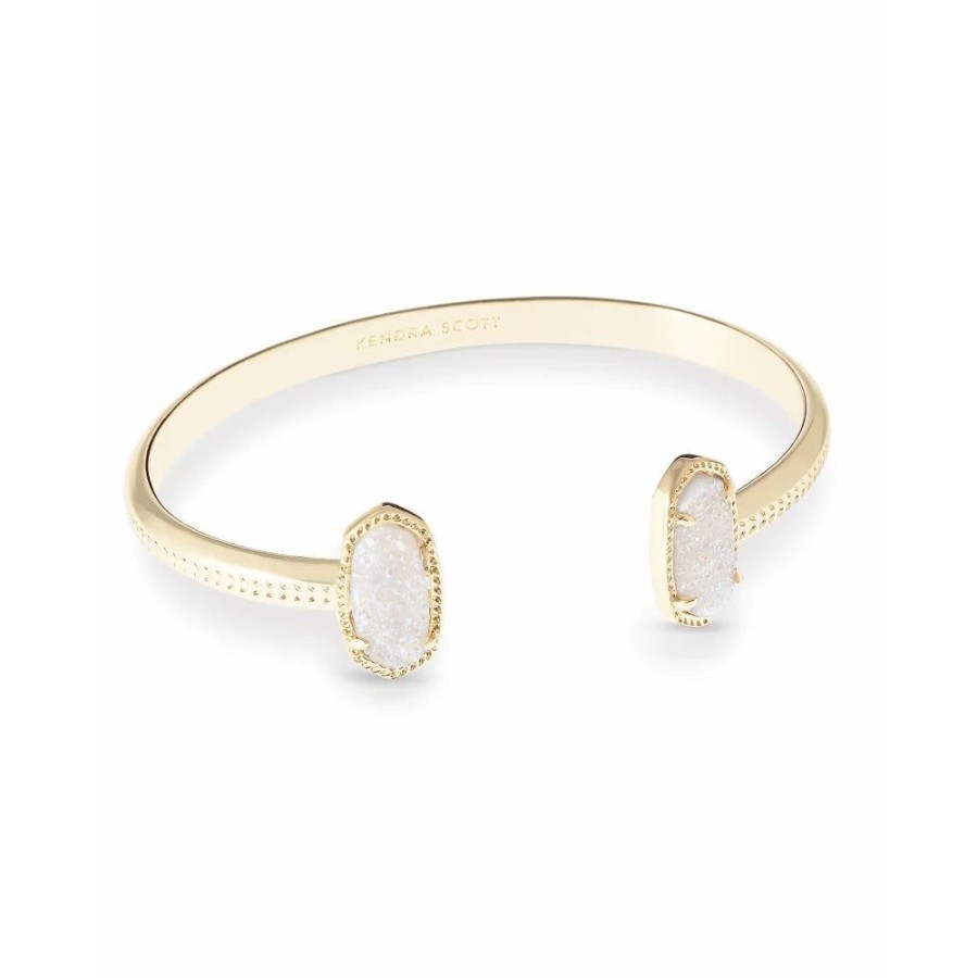 Jewelry Kendra Scott | Kendra Scott Elton Cuff Bracelet In Iridescent Drusy