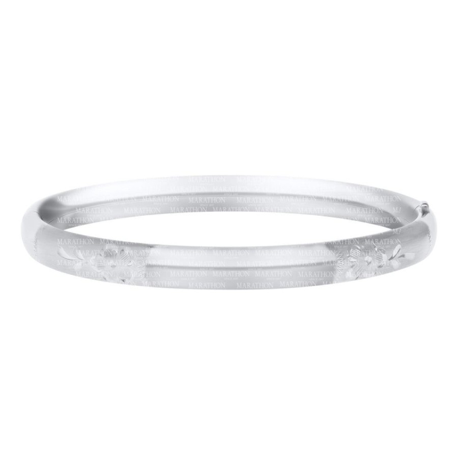 Jewelry Smyth Jewelers | Children'S Engravable Sterling Silver Bangle