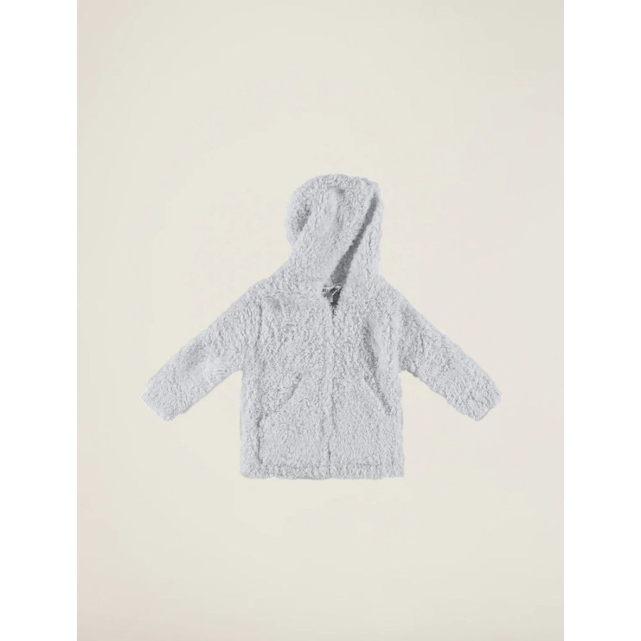 Gifts Barefoot Dreams | Barefoot Dreams Cozychic Infant Hoodie In Blue