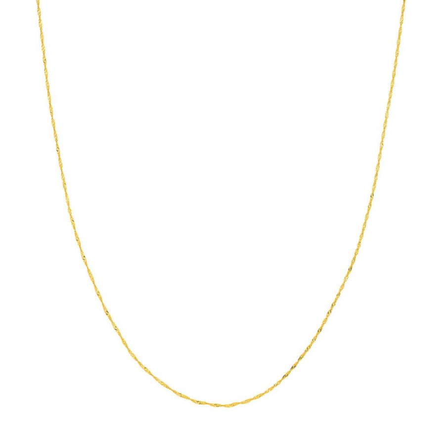 Jewelry Smyth Jewelers | 14K Gold Singapore Chain, 16"