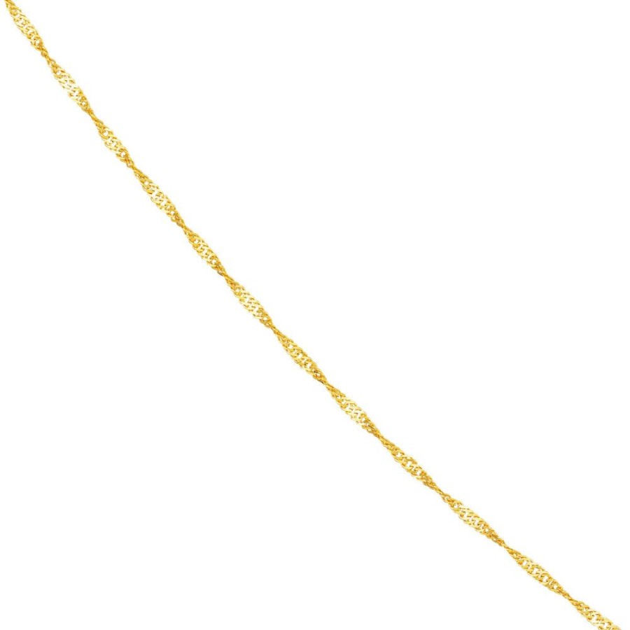 Jewelry Smyth Jewelers | 14K Gold Singapore Chain, 16"