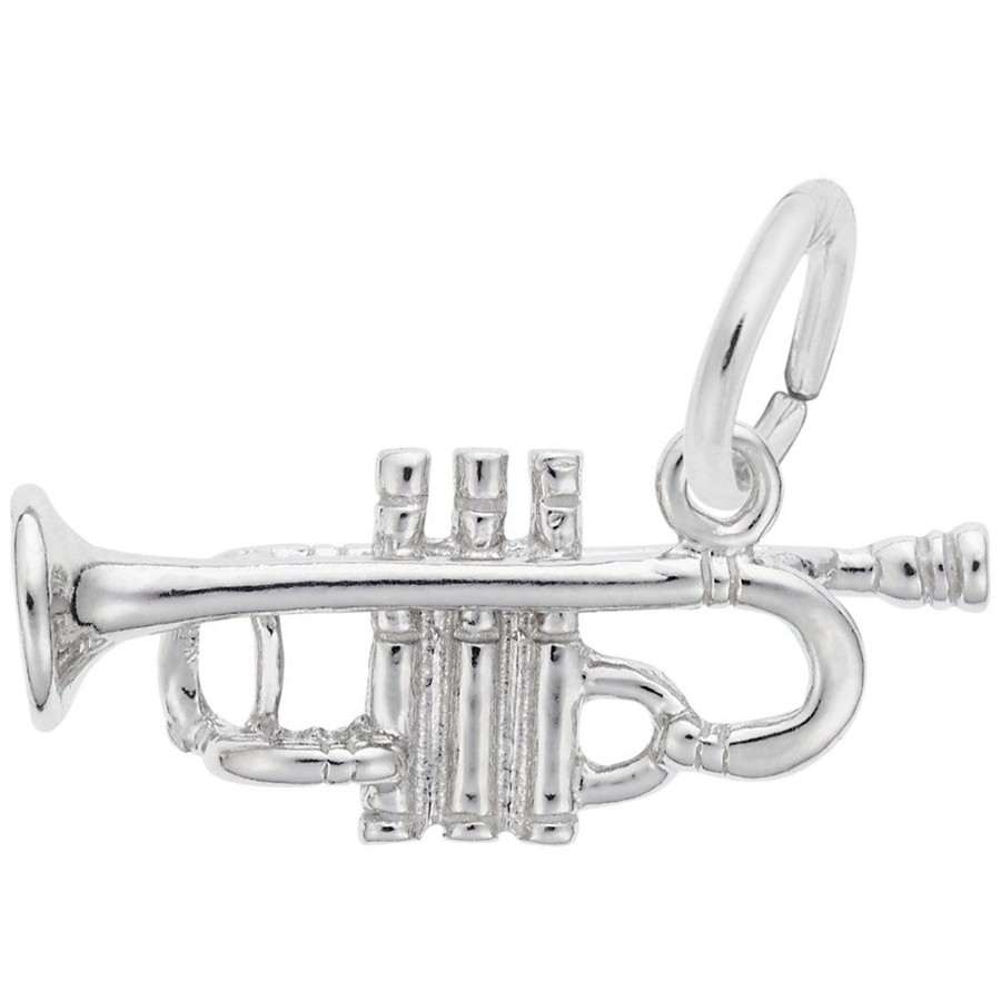 Jewelry Rembrandt | Sterling Silver Trumpet Charm