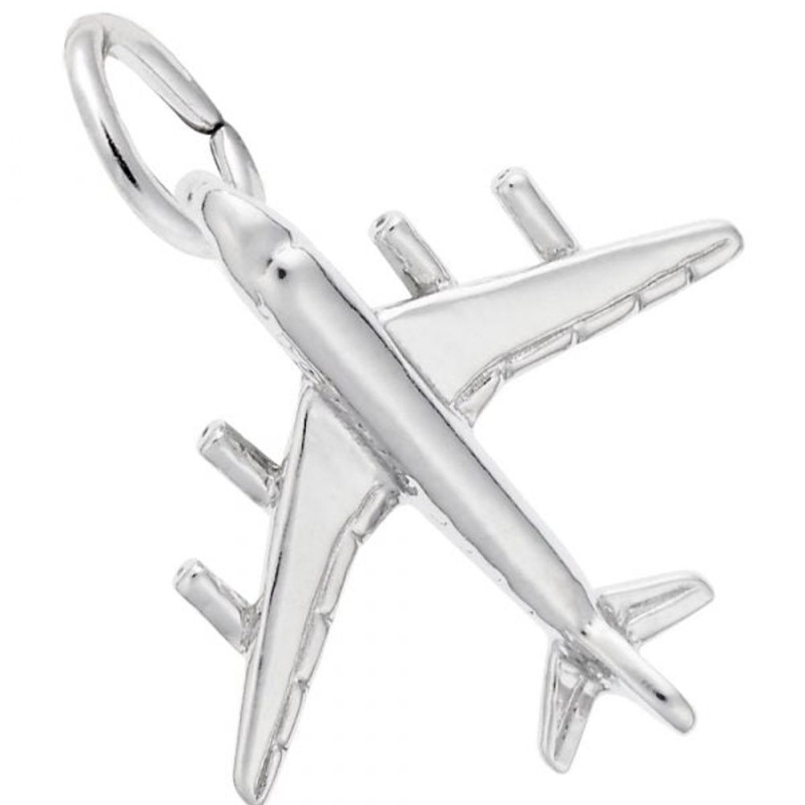 Jewelry Rembrandt | Sterling Silver Airplane Charm