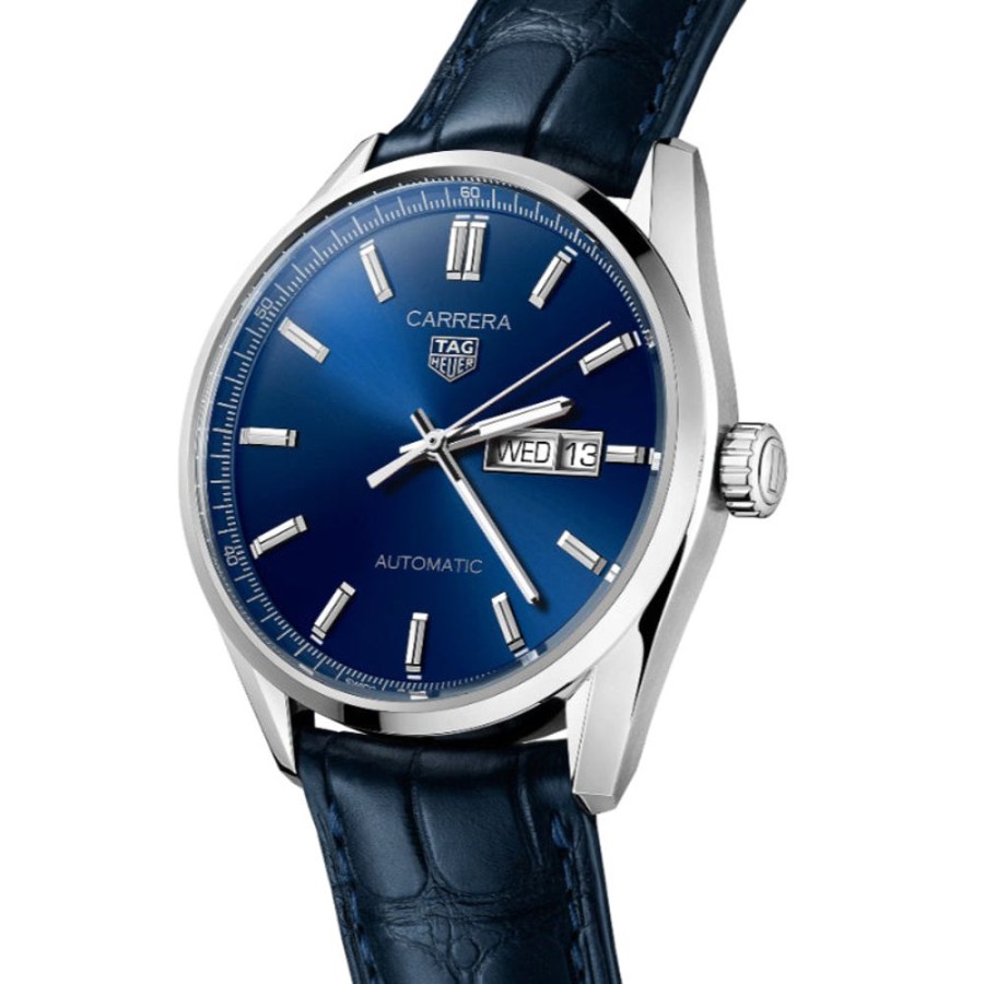 Gifts TAG Heuer | Tag Heuer Carrera 41Mm Day/Date Automatic - Blue/Blue