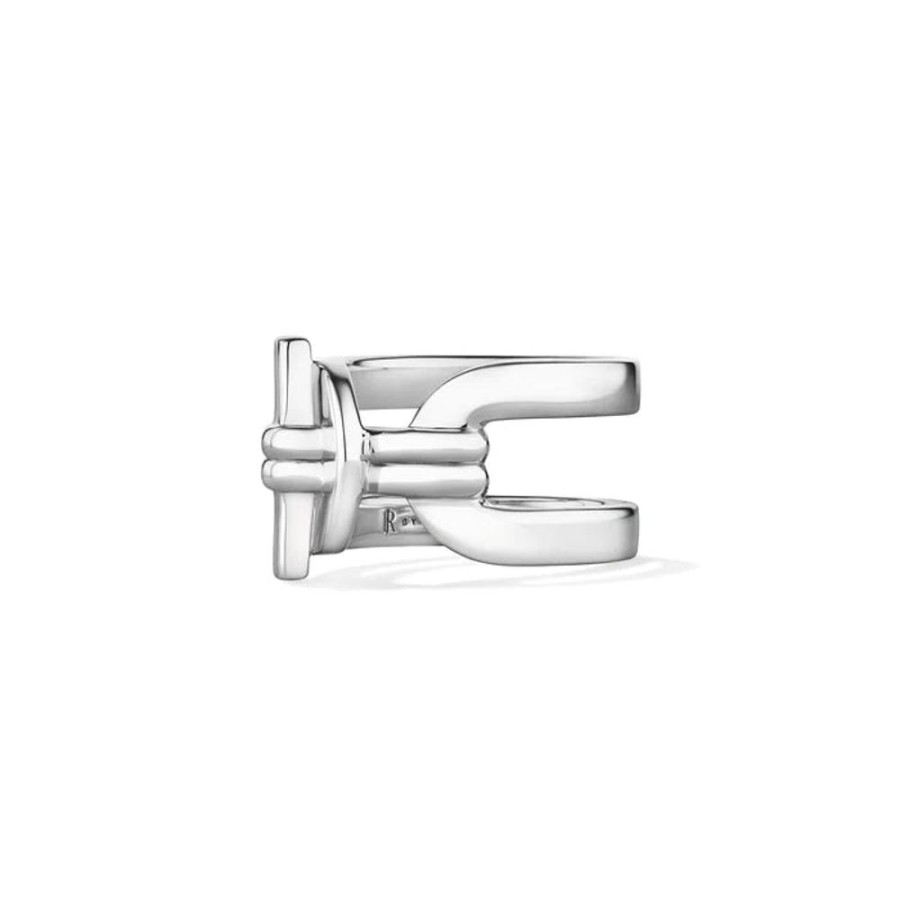 Jewelry Judith Ripka | Judith Ripka Sterling Silver Jie Knot Band Ring