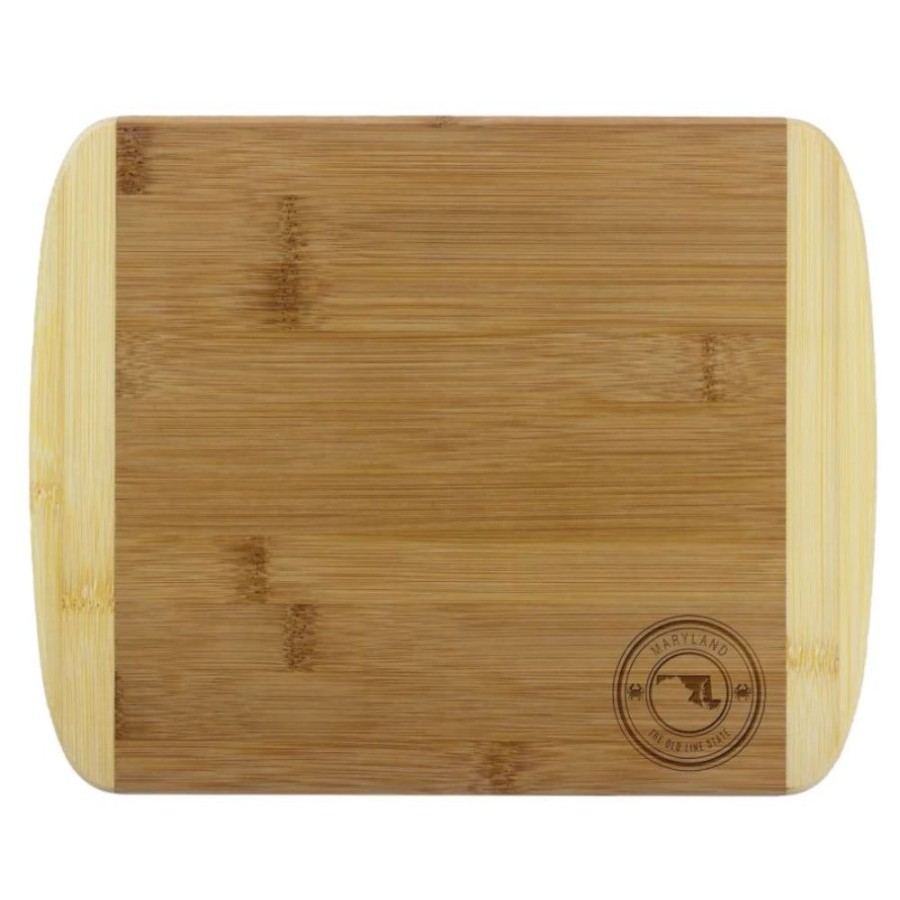 Gifts Totally Bamboo | Maryland Stamp 11" Cutting Board