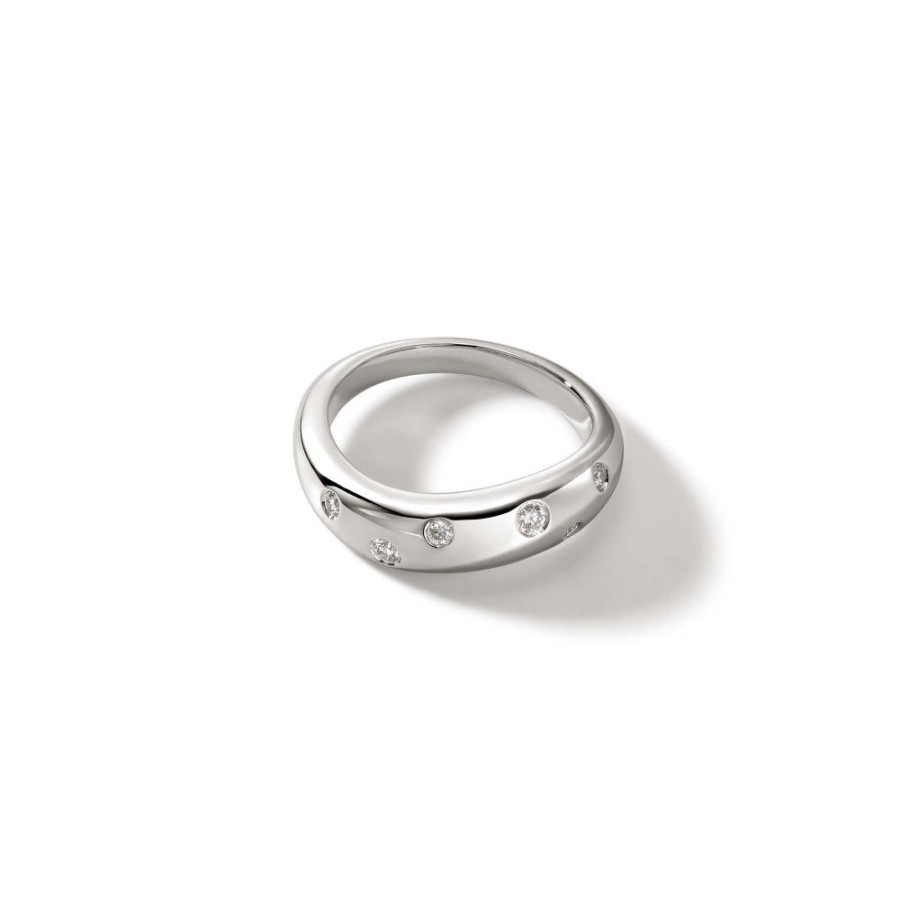 Jewelry John Hardy | John Hardy Surf Diamond Band Ring