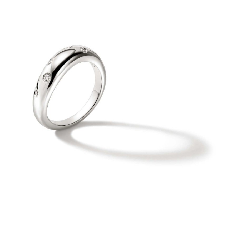 Jewelry John Hardy | John Hardy Surf Diamond Band Ring